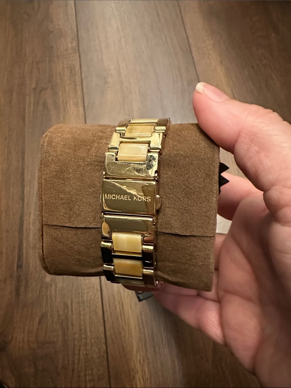 Michael Kors Gold Crystal Pavé Women's Bracelet Watch - Picture 2 of 9